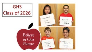 GHS
Class of 2026
 