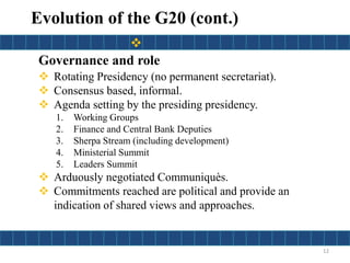 G20 in retrospect and in prospect | PPTX
