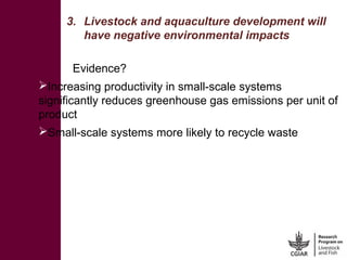 CGIAR Research Program on Livestock and Fish: Achieving proof of scale for food security and poverty reduction