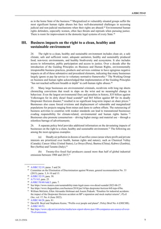 Special Rapporteur on the issue of human rights obligations relating to ...