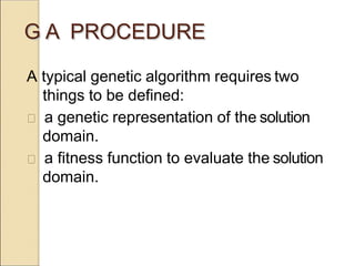 Genetic Algorithm for optimization on IRIS Dataset presentation ppt ...