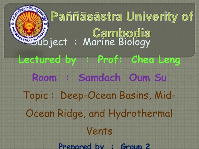 Deep Ocean Basins Final