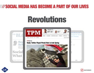 // SOCIAL MEDIA HAS BECOME A PART OF OUR LIVES

Revolutions

MASTERMINDS

 