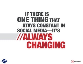 IF THERE IS

ONE THING THAT

STAYS CONSTANT IN
SOCIAL MEDIA—IT’S

//ALWAYS

CHANGING
MASTERMINDS

 