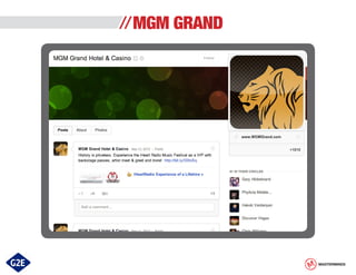 MGM GRAND

MASTERMINDS

 