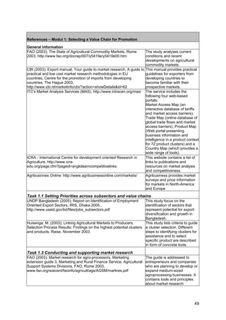 Modul Value Chain Valuelinks manual en | PDF