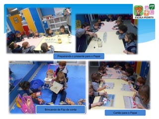 Preparando o presente para o Papai
Brincando de Faz de conta
Cartão para o Papai
 