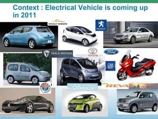 Context : Electrical Vehicle is coming up in 2011,[object Object]