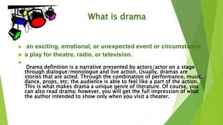 Using drama and art in education | PPTX