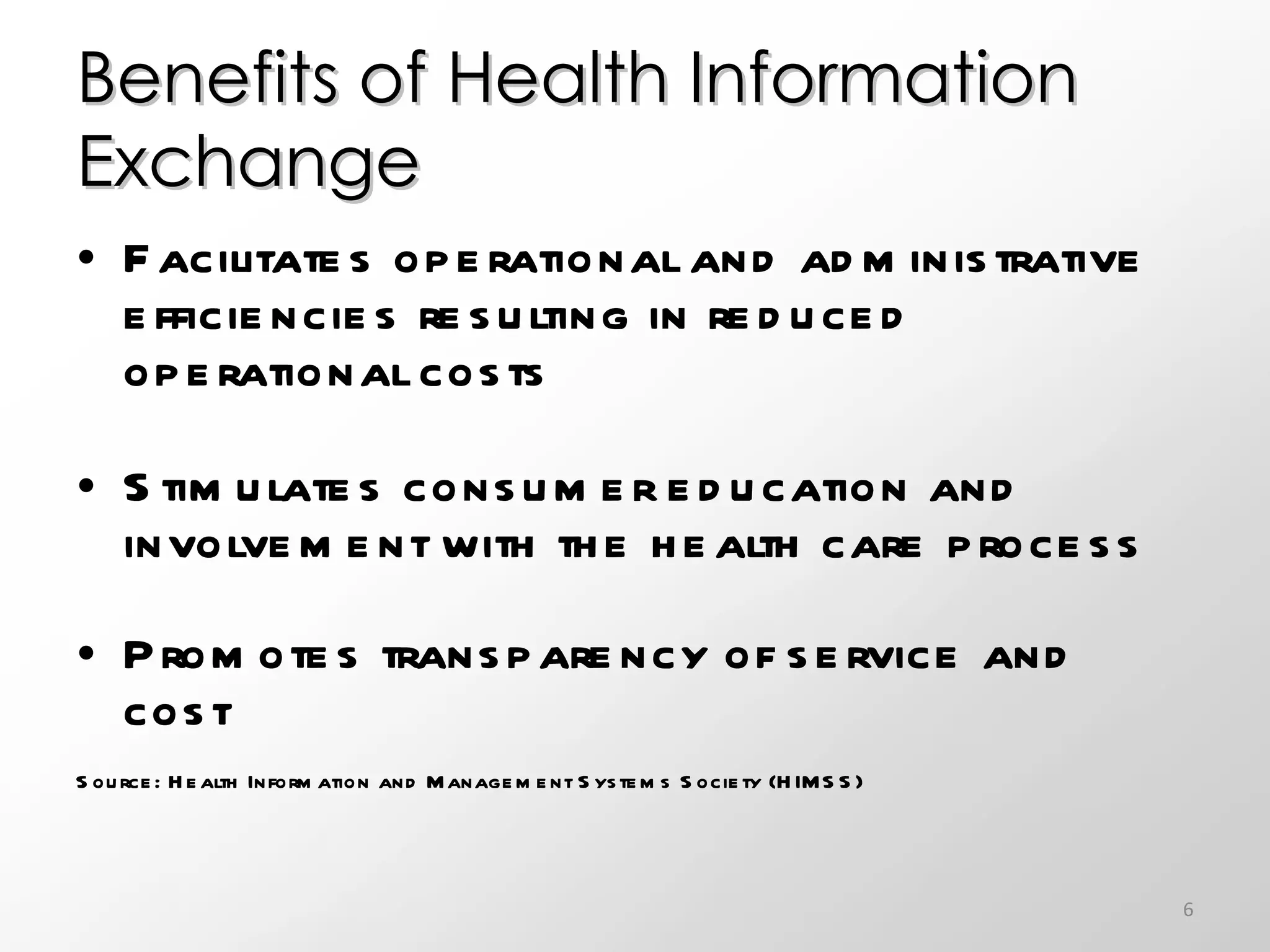 Health Information Exchange (HIE) | PPT
