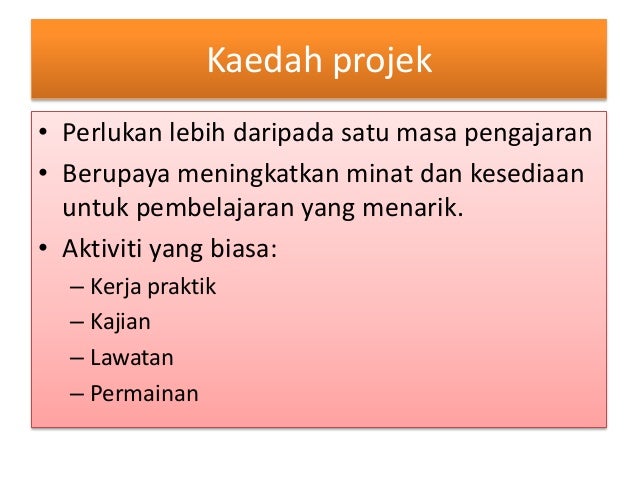 Pendekatan Pengajaran Matematik yang Dilaksanakan dalam 