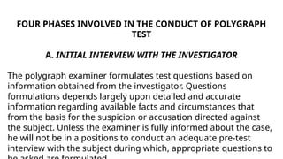 Polygraphy, basic parts and functions of apparatus | PPTX