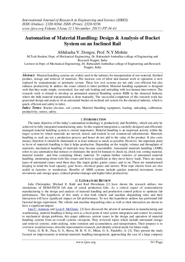 research paper on material handling Capital expenditure plans for materials handling solutions are ebbing overall, but this research paper from scmr, apics and apqc finds the next generation. research paper on material handling Capital expenditure plans for materials handling solutions are ebbing overall, but this research paper from scmr, apics and apqc finds the next generation.