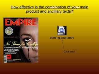 How effective is the combination of your main product and ancillary texts? Click this!! 