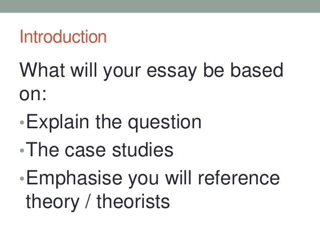 identity essay outline