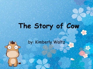 The Story of Cow
by: Kimberly Waltz
 