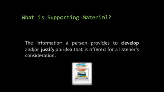 Researching for Sources & Gathering Supporting Material for a Public ...