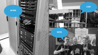 ON PREM
HOSTED
CLOUD
 