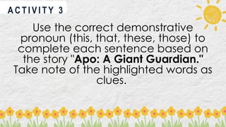 Grade 3 Quarter 2 Week 1 ENGLISH (MATATAG) | PPTX