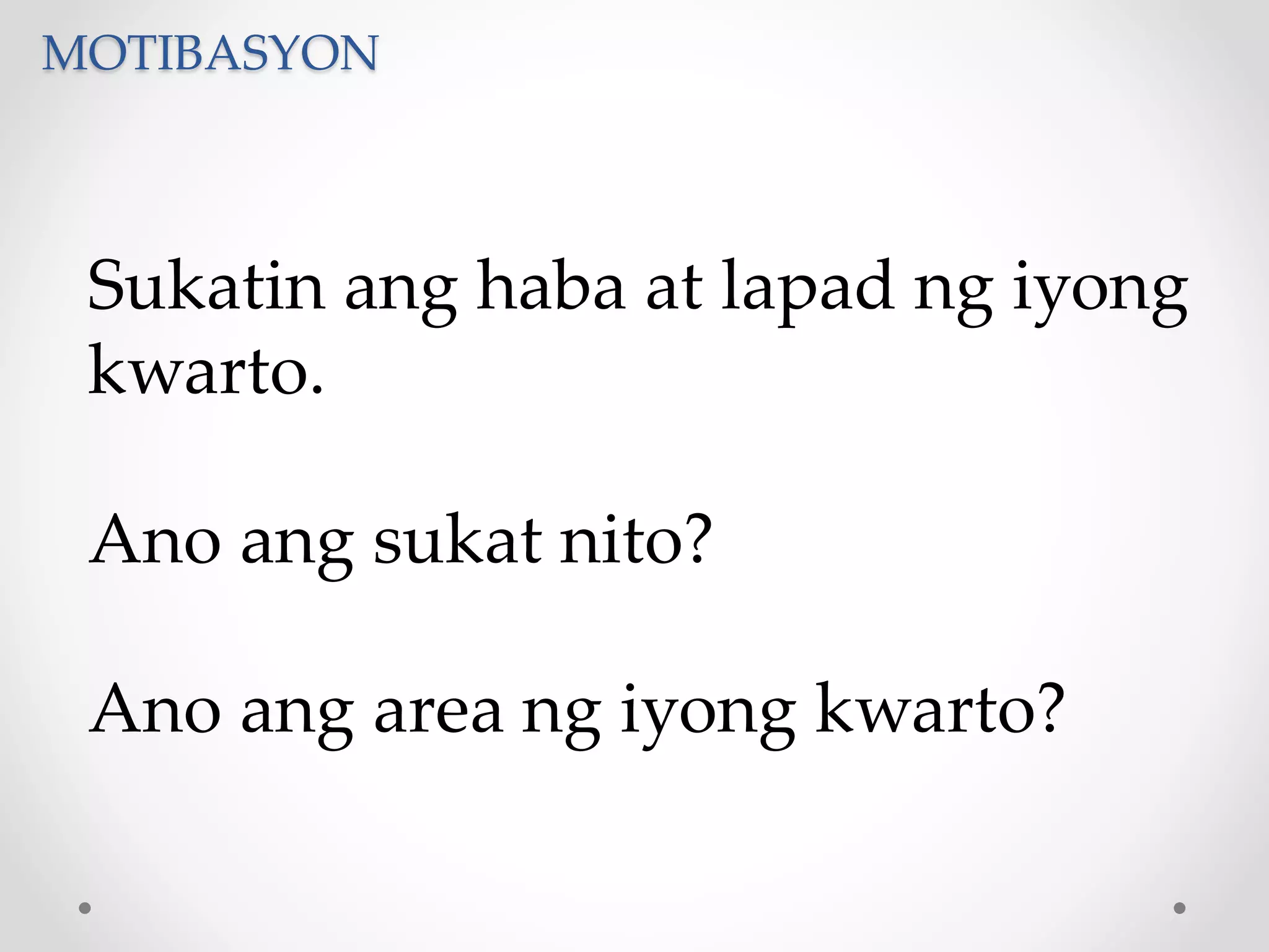 G3 q4 w6 solves routine and non routine problems involving areas of | PPTX