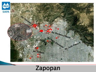 Av. Patria
17
18
20
21
15
29
22
25
26
27
28
24
30
Zapopan
19
31
32
33
35
34
36
16
14
23
 