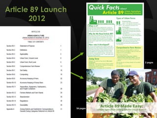 Article 89 Launch
2012
54 pages
2 pages
 