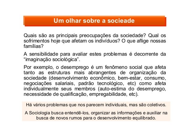 Sociologia - imaginacão sociologica -Prof.Altair Aguilar.