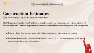 Comprehensive Guide to Construction Estimates: Process, Components, and ...