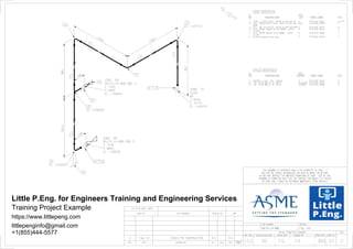 Piping design Training Project Example ISOs | PDF