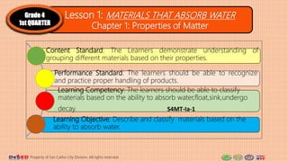 Science Grade 4 Lesson 1 Day 1 to 2 | PPT