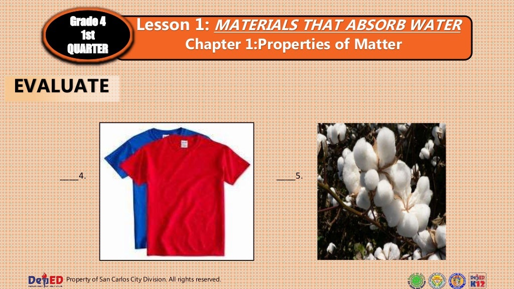 Science Grade 4 Lesson 1 Day 1 to 2