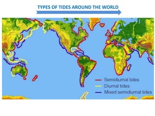 TYPES OF TIDES AROUND THE WORLD
 