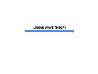 LINEAR WAVE THEORY
 