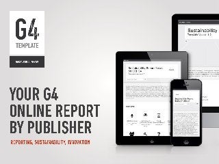 Introducing the GRI G4 Online Template - By Wizness Publisher