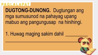 Dugtungan G4Q1W3 PPT FILIPINO pptx | PPTX