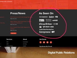 Digital Public Relations
 