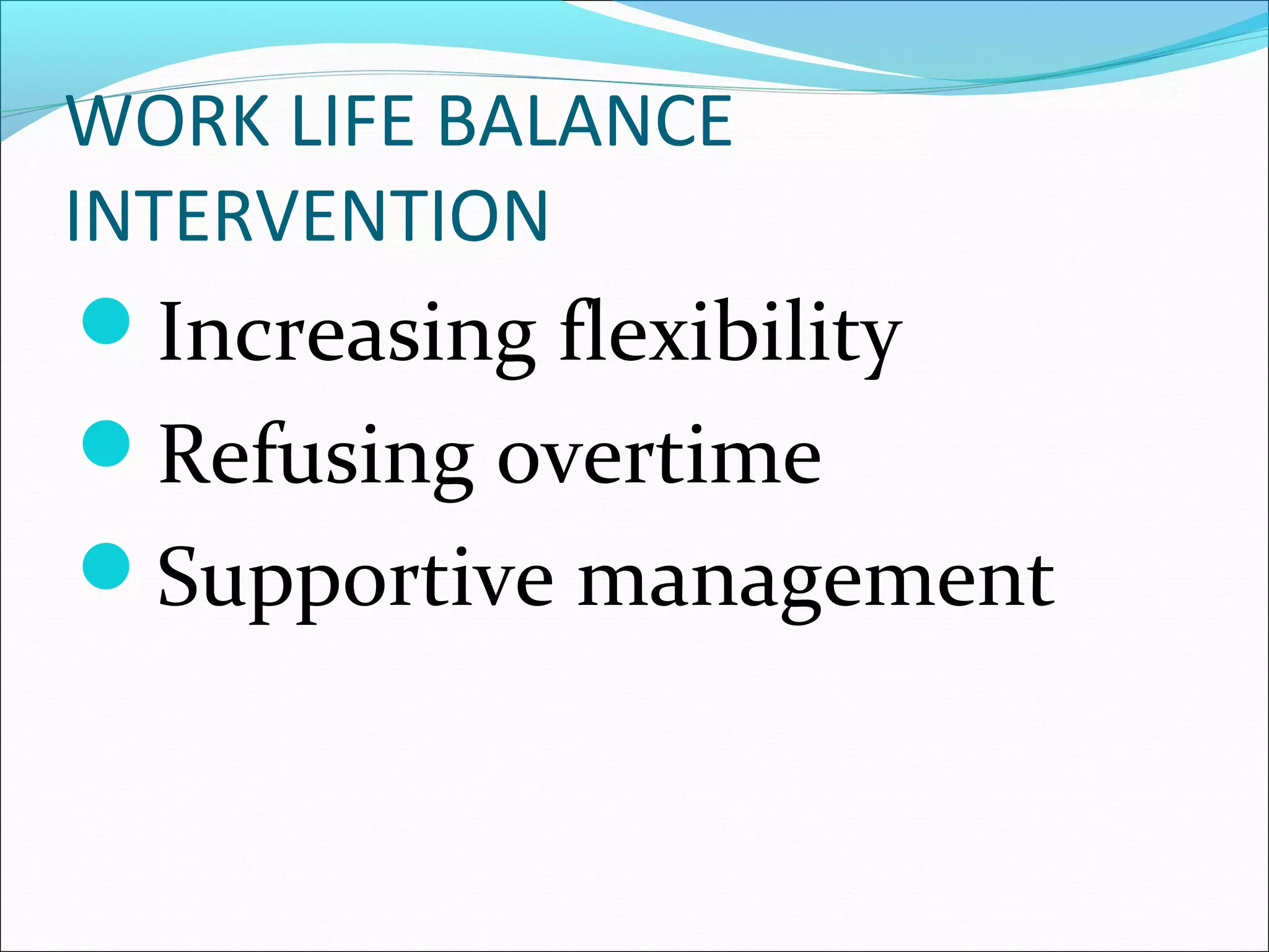 work life balance | PPT