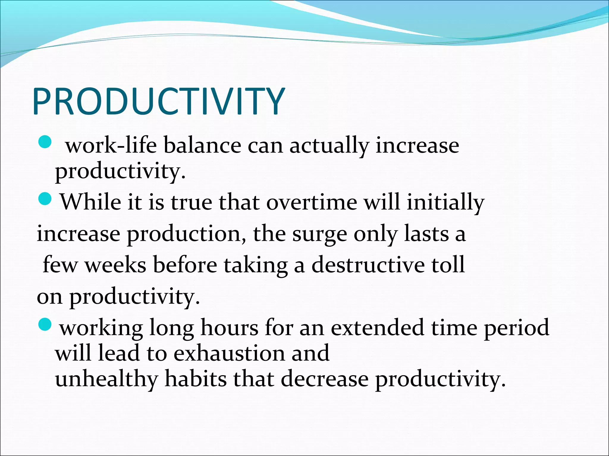 work life balance | PPT