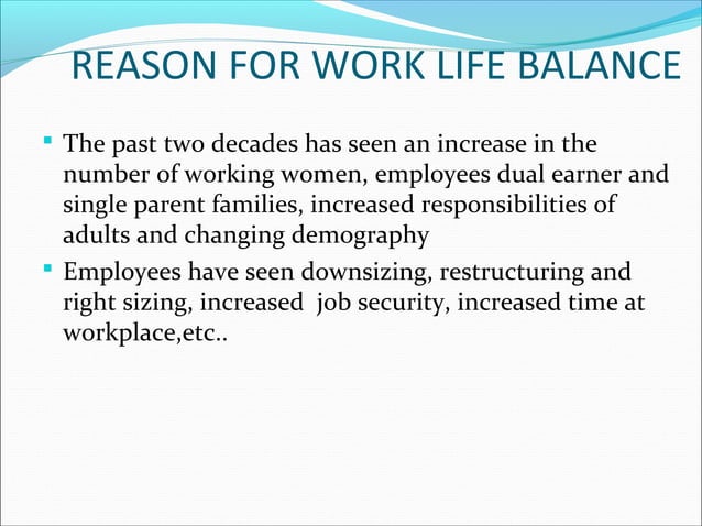 work life balance | PPT | Career Advice | Careers