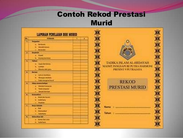 Pengurusan rekod murid Pengurusan rekod murid