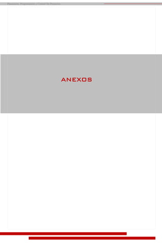 ANEXOS
Planeación, Programación y Control De Proyectos
 