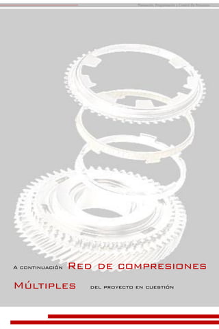 Planeación, Programación y Control De Proyectos
A continuación Red de compresiones
Múltiples del proyecto en cuestión
 