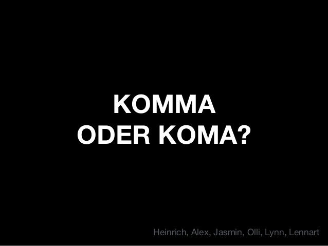 Komma Oder Koma Kommaregeln Einfach Erklart