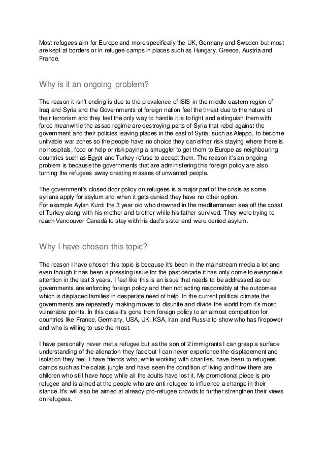 Refugee studies policy relevant image