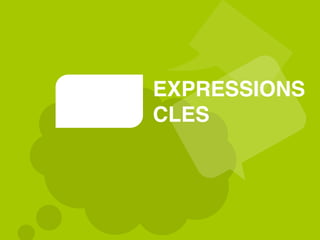 EXPRESSIONS
CLES
 