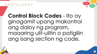 G5Q1W7 PPT EPP-ICT user interface block coding | PPTX