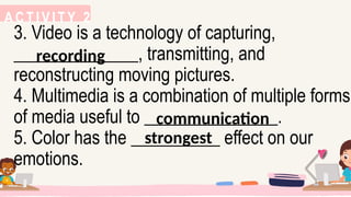 English 5 Visual and Multimedia Elements | PPTX