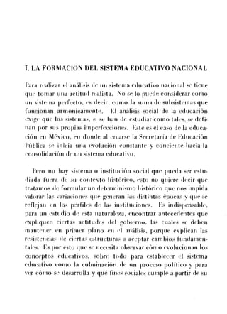 la formacion del sistema educativo mexicano