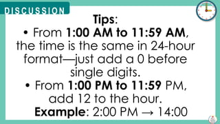 Understanding and Converting 12-Hour and 24-Hour Time Formats in Grade ...