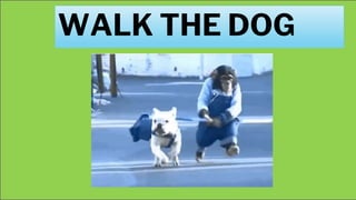 WALK THE DOG
 